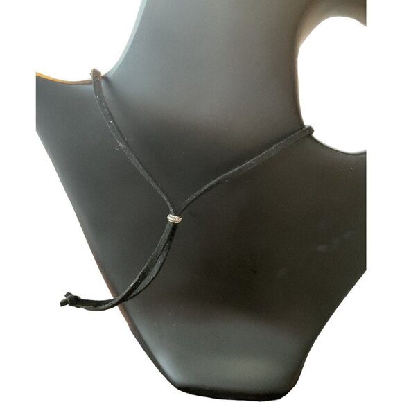 Unique Handmade Wine Cork Pendant Necklace With Black Cord - Picture 2 of 2